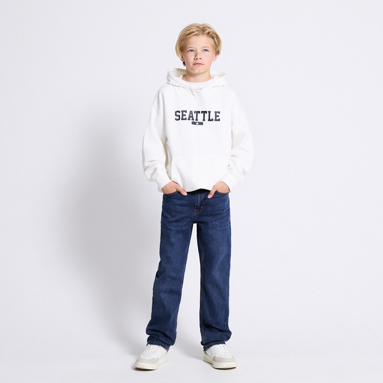 Printed hoodie "Jordon" Offwhite 4